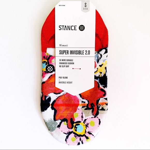 Stance Accessories - Stance Soul Flower Invisible Ankle Socks Red